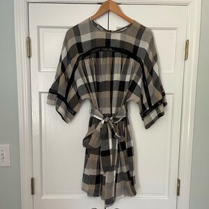 Maeve Buffalo Check Tie Dress
